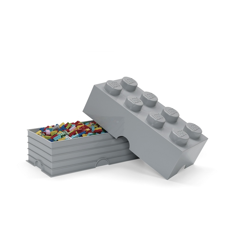 Lego® Škatla za shranjevanje 8 Medium Stone Grey