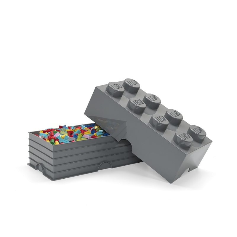 Lego® Škatla za shranjevanje 8 Dark Grey