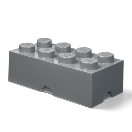 Lego® Škatla za shranjevanje 8 Dark Grey