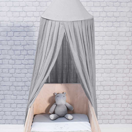 Jollein® Posteljni baldahin Soft Grey