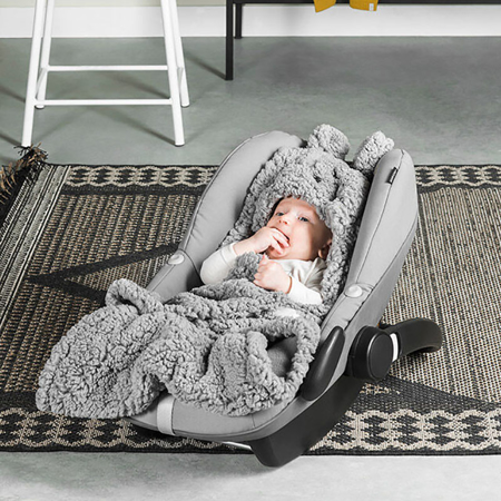Slika za Jollein® Dekica za novorođenče Bunny Storm Grey 105x100