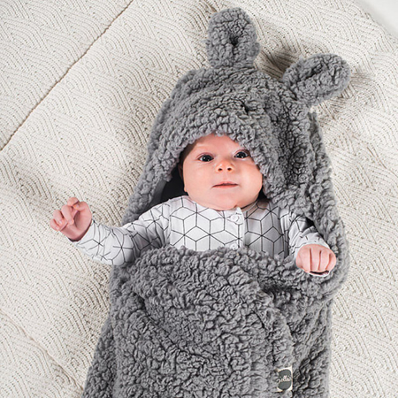 Slika za Jollein® Dekica za novorođenče Bunny Storm Grey 105x100