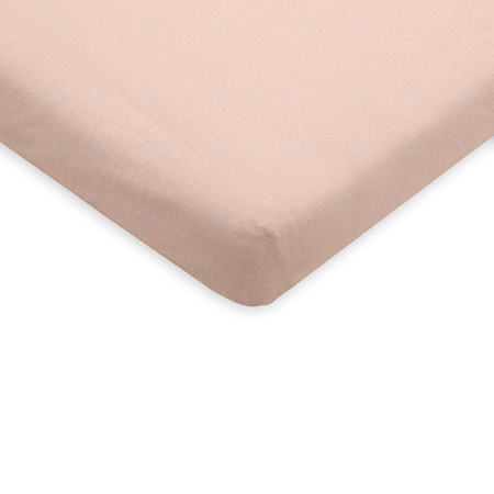 Slika za Jollein® Pamučna plahta Pale Pink 120x60