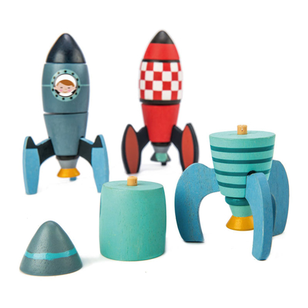 Tender Leaf Toys® Rakete Rocket Construction