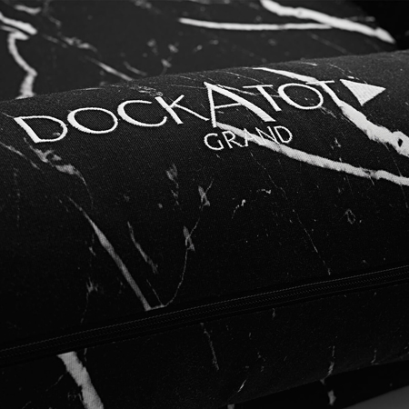 DockAtot® Večnamensko gnezdece Grand Black Marble (9-36m)
