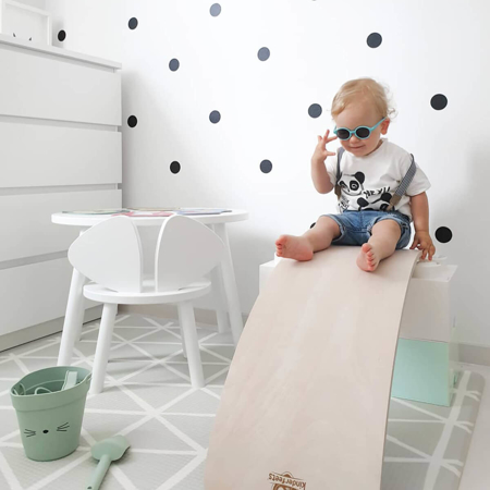 Kinderfeets® Deska za ravnotežje White Wash