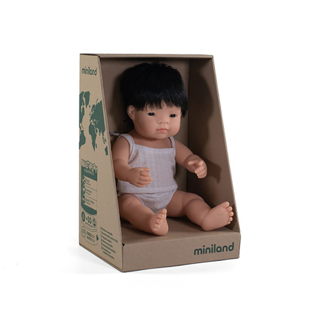 Miniland® Dojenček Asian Boy 38cm