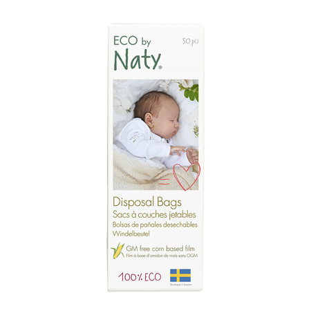 Eco by Naty® Razgradljiva vrečka za plenice 50kosov