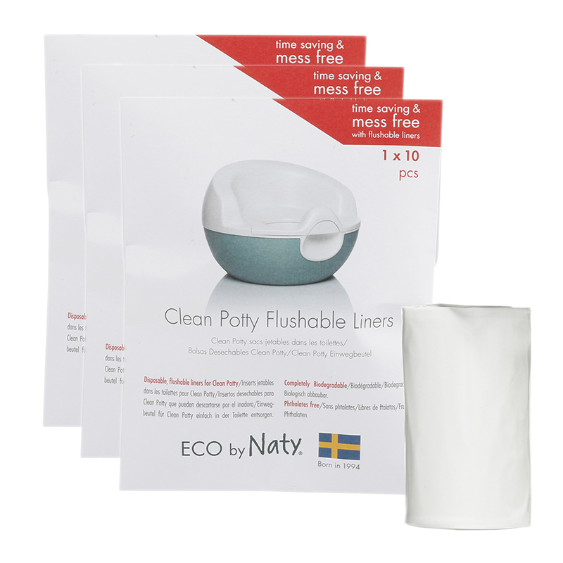 Eco by Naty® Biorazgradljive vrečke za kahlico Potty Liners 3x10 kosov