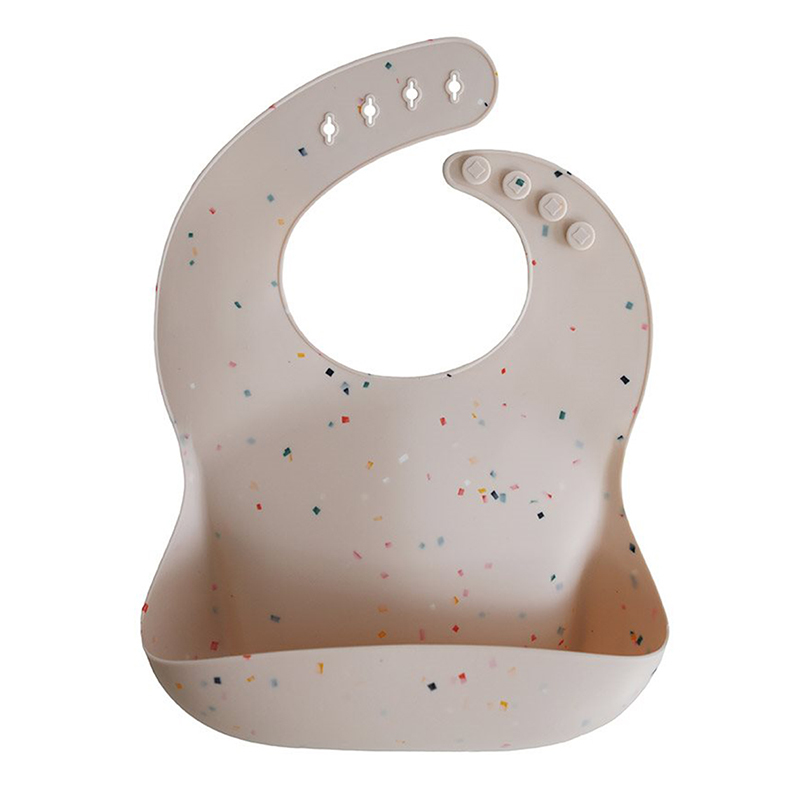 Slika za Mushie® Silikonski podbradnjak  Vanilla Confetti