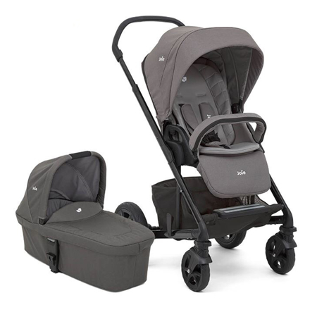 Slika Joie® Otroški voziček + košara Chrome™ DLX Foggy Grey