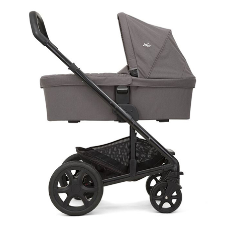 Joie® Otroški voziček + košara Chrome™ DLX Foggy Grey