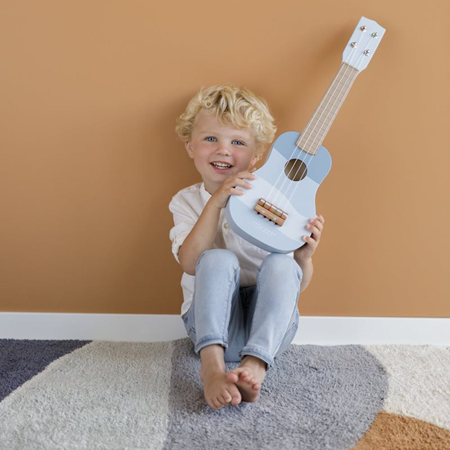 Little Dutch® Lesena otroška kitara Blue