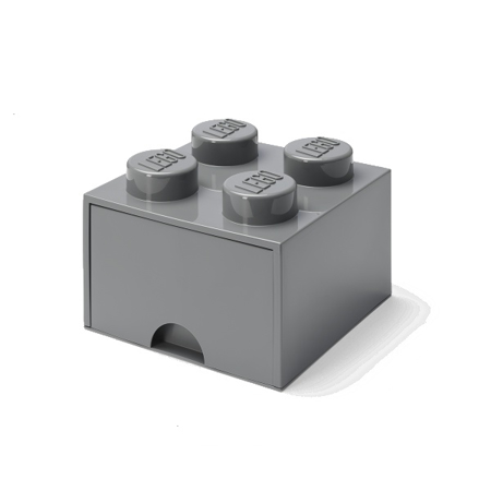 Lego® Škatla za shranjevanje s predali 4 Dark Grey
