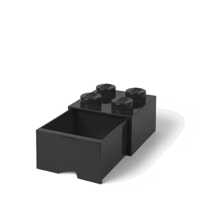 Slika Lego® Škatla za shranjevanje s predali 4 Black