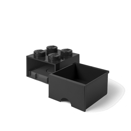 Lego® Škatla za shranjevanje s predali 4 Black