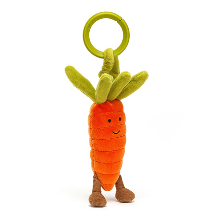 Slika Jellycat® Ropotuljica na poteg Carrot 15x5