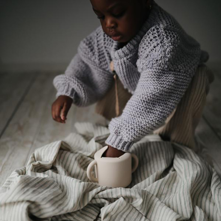 Picture of Mushie® Snack Cup Cambridge Blue