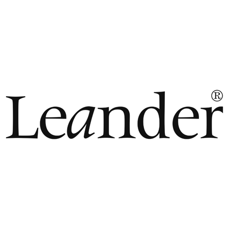 Leander® Bombažna brisača s kapuco Cool Grey 80x80