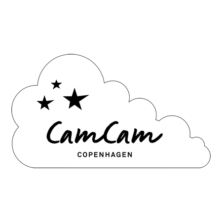 CamCam® Brisača s kapuco in ušesi GOTS Off White 80x80