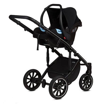Anex® Otroški voziček s košaro in nahrbtnikom 2v1 M/Type (0-22kg) Ink