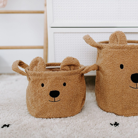 Picture of Childhome® Storage Basket - 25x20x20 Teddy Brown