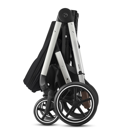 Cybex® Otroški voziček Balios S Lux  (0-22 kg) Deep Black (Silver Frame)