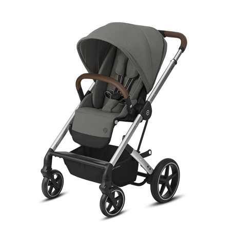 Slika Cybex® Otroški voziček Balios S Lux (0-22 kg) Soho Grey (Silver Frame)