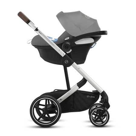 Cybex® Otroški voziček Balios S Lux (0-22 kg) Soho Grey (Silver Frame)