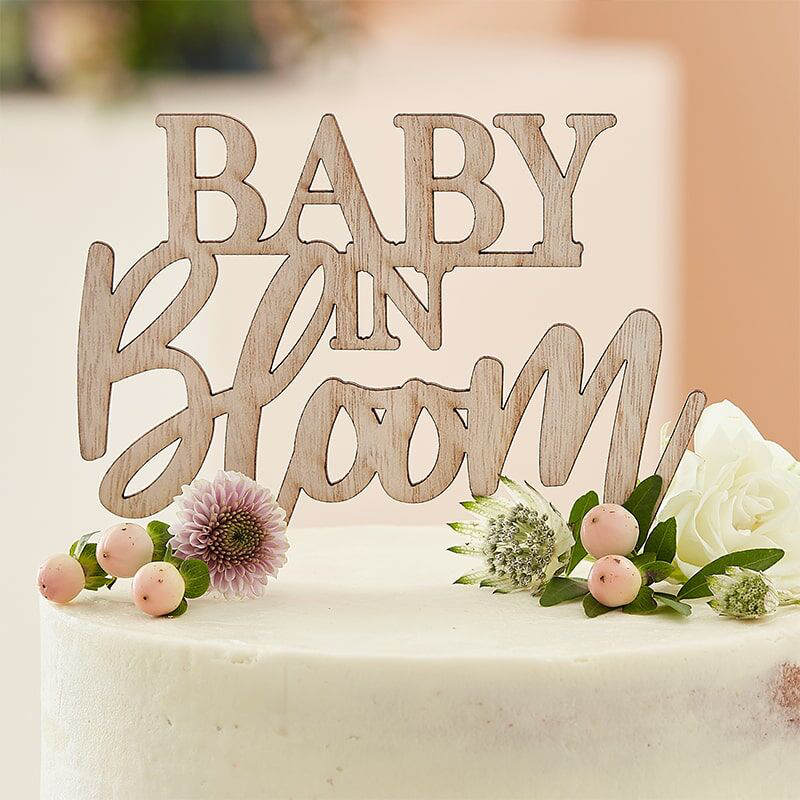 Ginger Ray® Lesen okrasni napis za torto Baby in Bloom