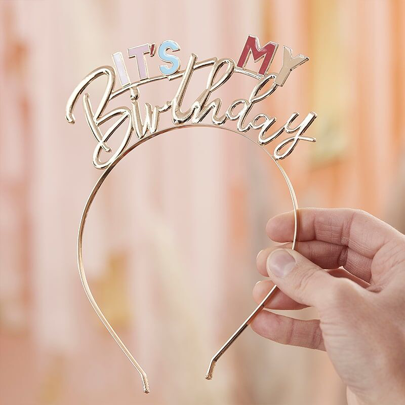 Slika za Ginger Ray® Obruč za glavu s natpisom It's My Birthday