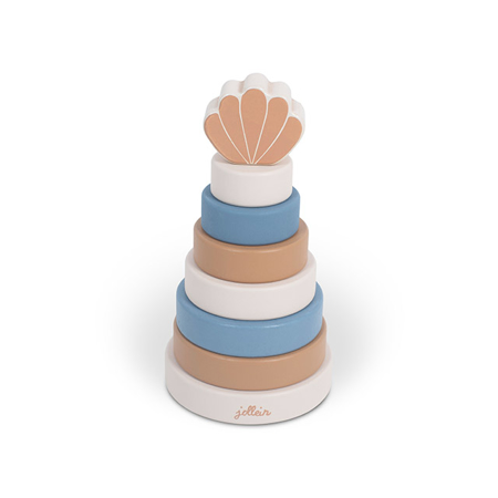 Slika Jollein® Lesen stolp za zlaganje Shell Blue