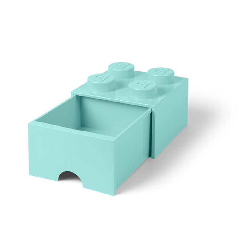 Lego® Škatla za shranjevanje s predali 4 Aqua