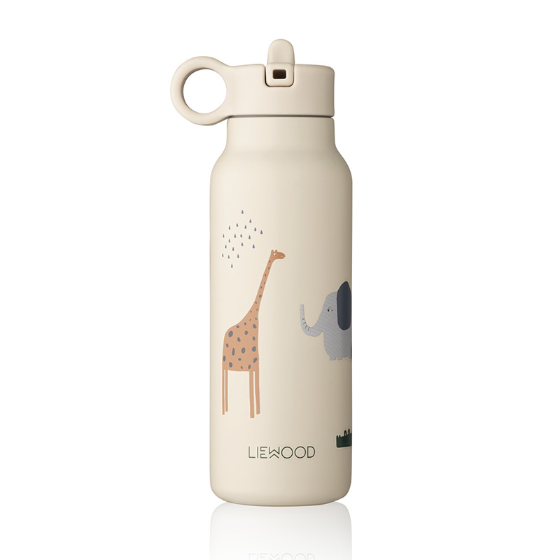 Liewood® Steklenička iz nerjavečega jekla Falk Safari Sandy Mix 350ml