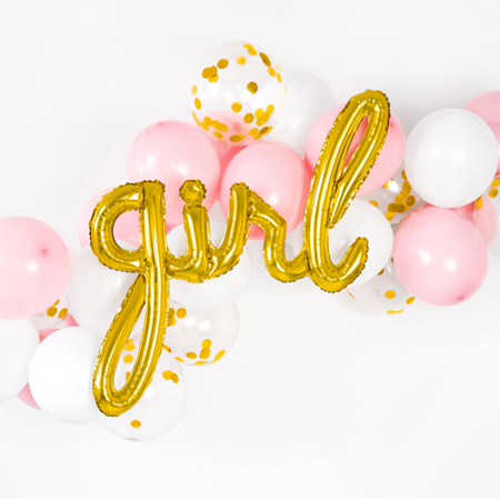 Party Deco® Balon Girl Gold