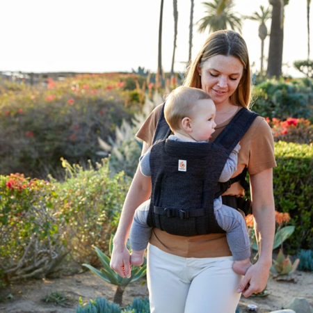 Immagine di Ergobaby® Marsupio portabebè Aerloom Charcoal/Black