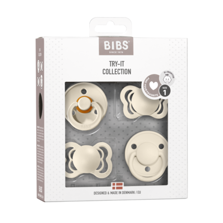 Bibs® Set dud Ivory Try-It Collection 0+