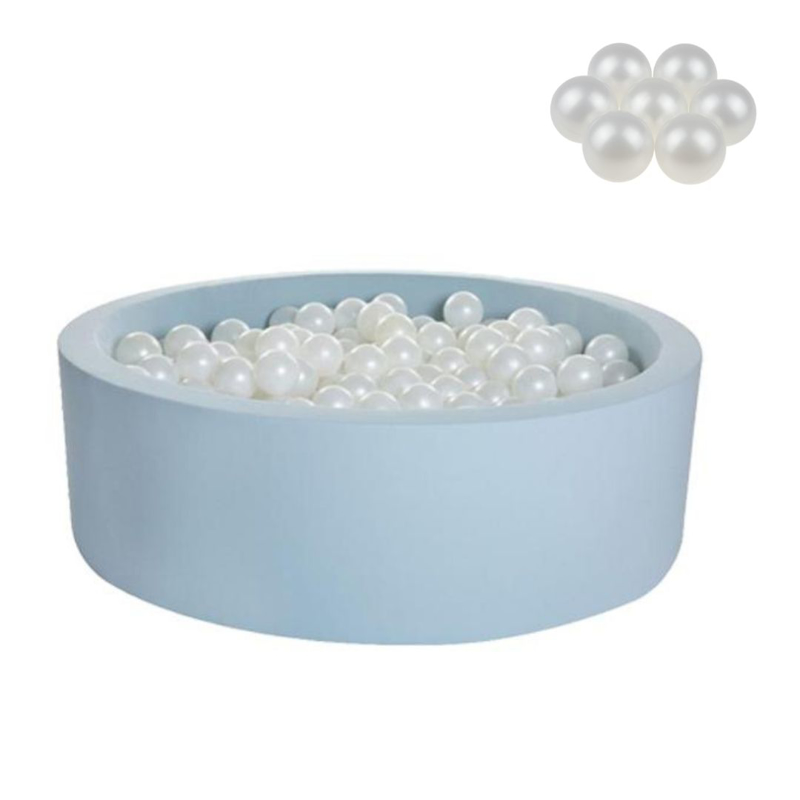 Kidkii® Okrogel Blue Bazen s kroglicami Pearl 90x30