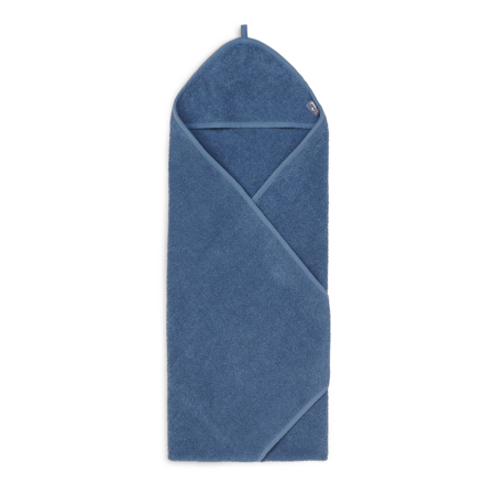 Jollein® Brisača s kapuco Jeans Blue 75x75