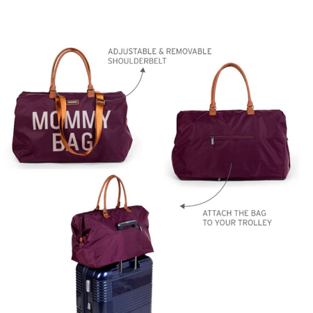 Childhome® Previjalna torba Mommy Bag Aubergine