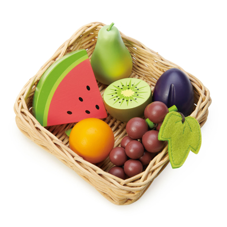 Slika Tender Leaf Toys® Košara sadja Fruity