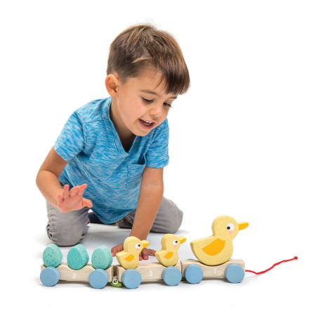 Tender Leaf Toys® Račka na vrvici Pull along duck