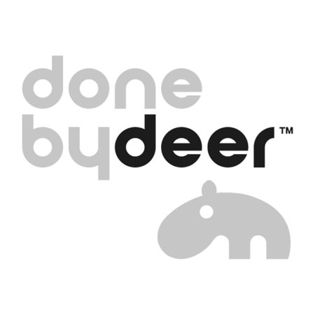 Done by Deer® Silikonski deljeni krožnik Deer Friends Grey