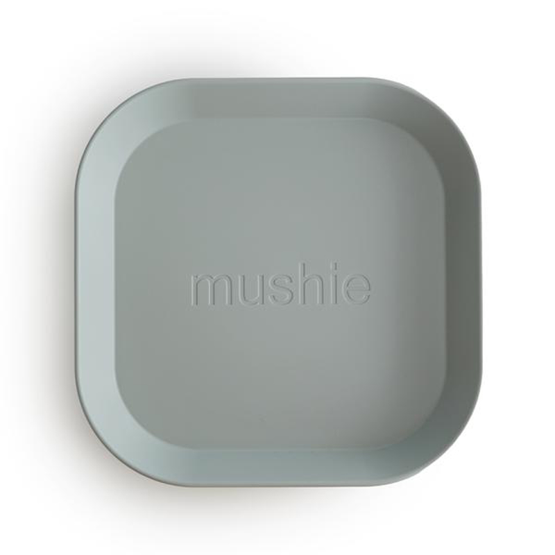 Mushie® Set dveh krožnikov Sage