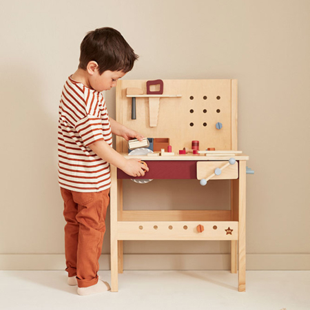 Kids Concept® Otroška delovna miza z orodjem