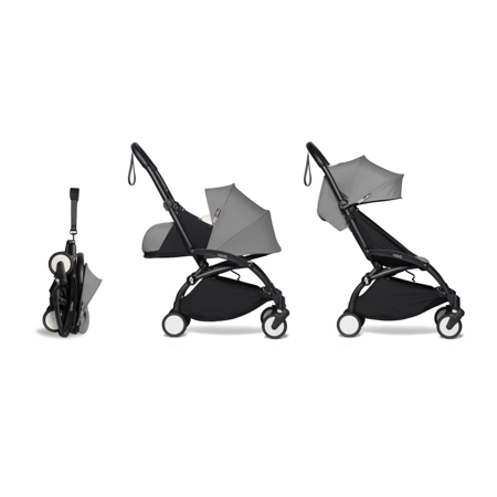 Slika Babyzen® YOYO2 Otroški voziček 2v1 (0m+/6m+) Grey Black Frame