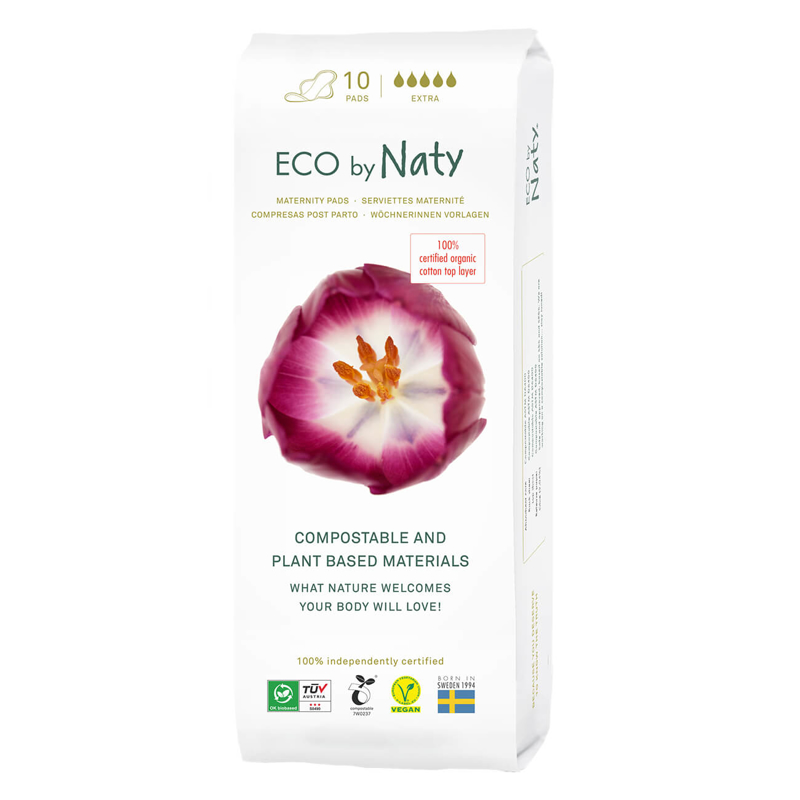 Eco by Naty® Dnevni higienski vložki EXTRA 10 kosov