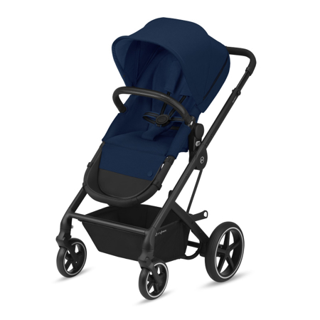 Slika Cybex® Otroški voziček Balios S 2v1 (0-22 kg) - Navy Blue (Black Frame)