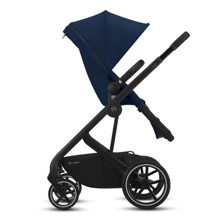 Cybex® Otroški voziček Balios S 2v1 (0-22 kg) - Navy Blue (Black Frame)