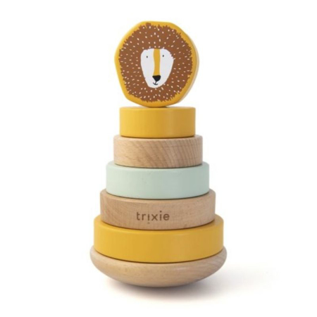 Trixie Baby® Leseni obroči za zlaganje Mr. Lion